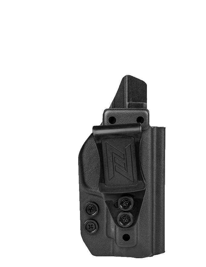 KO-1 IWB All Kydex Holster - Front With Logo Tuckable Clip